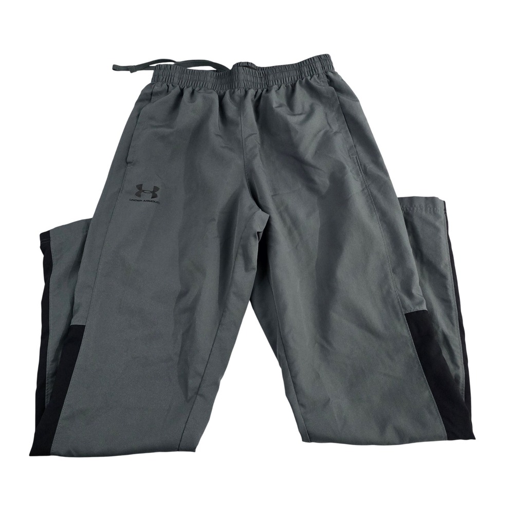 Under Armour Athletic Training Warmup Pants Gray Black‎ Mens Medium Joggers